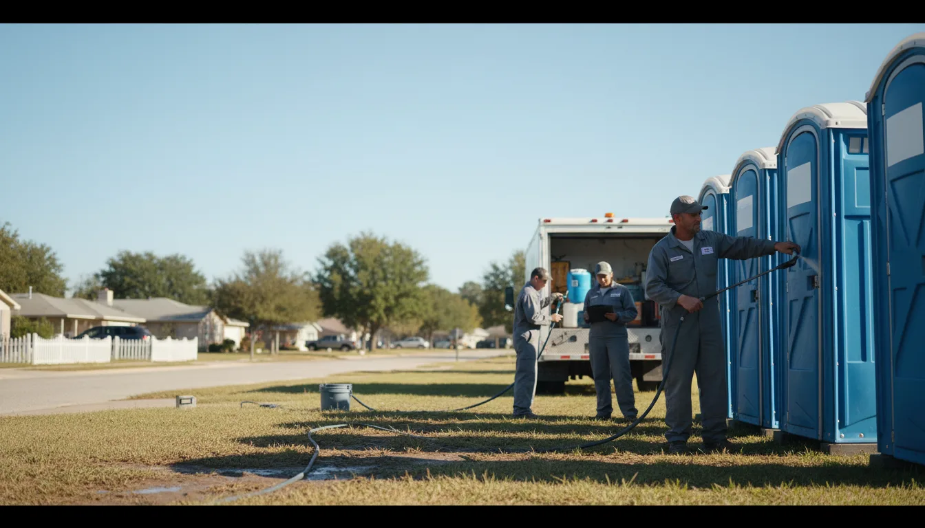Long-Term Portable Toilet Rental in Erwinville, LA near me
